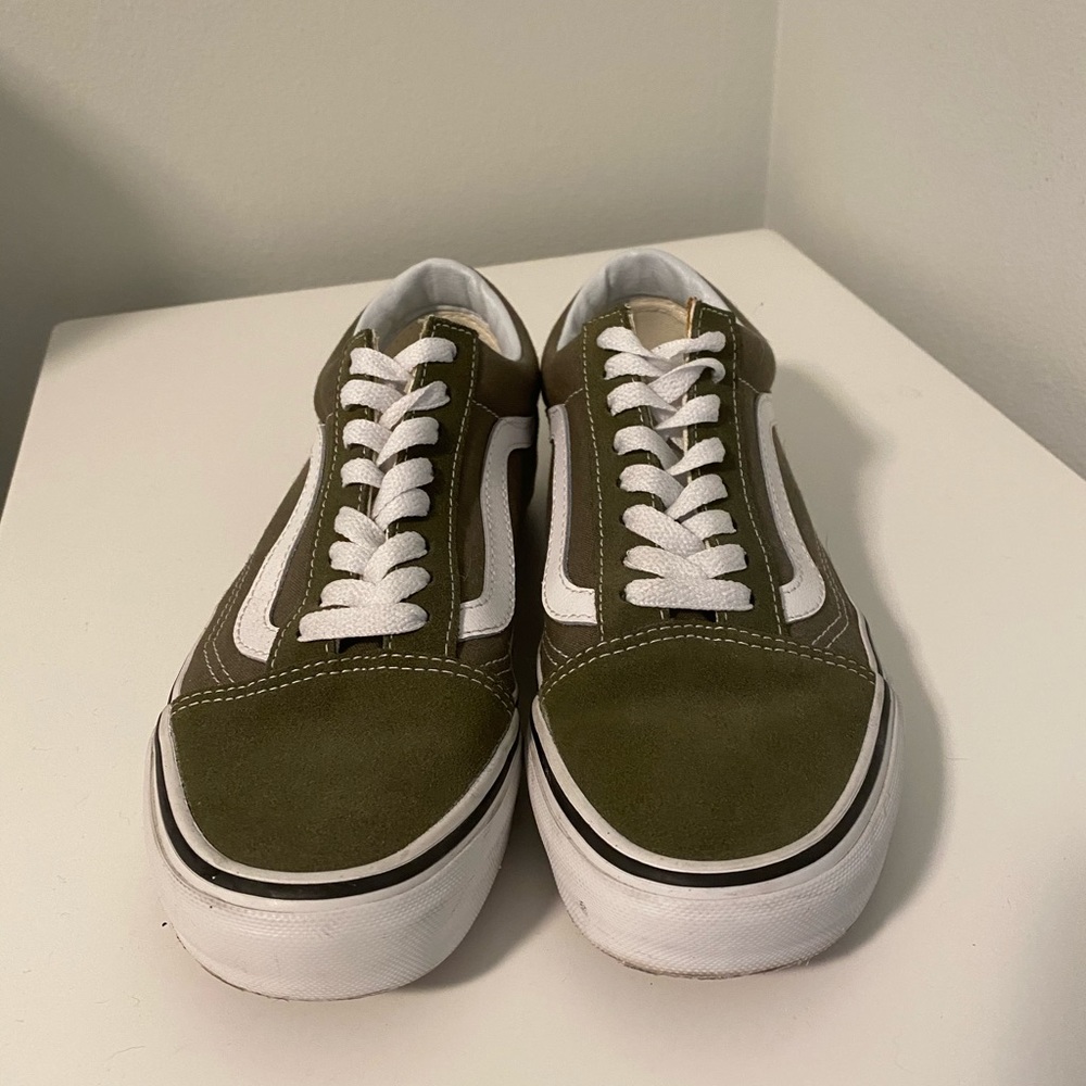 Olive Old Skool Vans